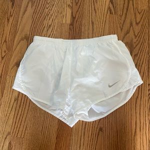 White Womens Nike shorts